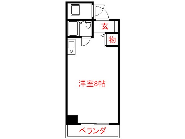 カーサ鹿谷の物件間取画像